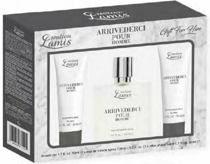 Cadeau geurset Creation Lamis Arrivederci Giftset for him