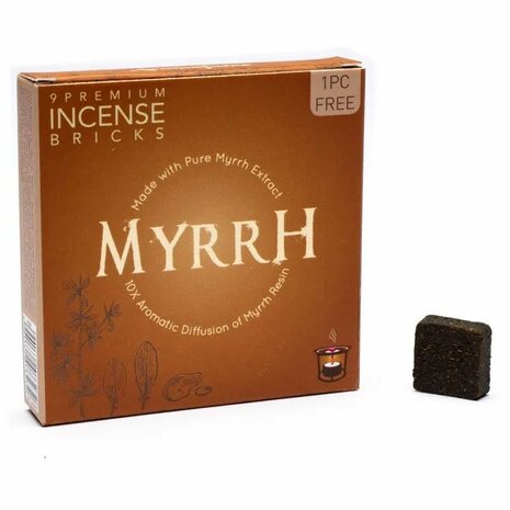 aromafume myrrh wierookblokjes