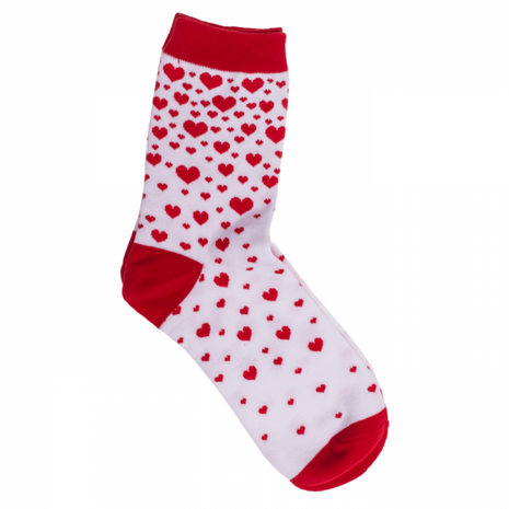 Dames sokken heart socks in geschenkdoos