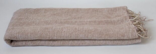 Sjaal omslagdoek beige